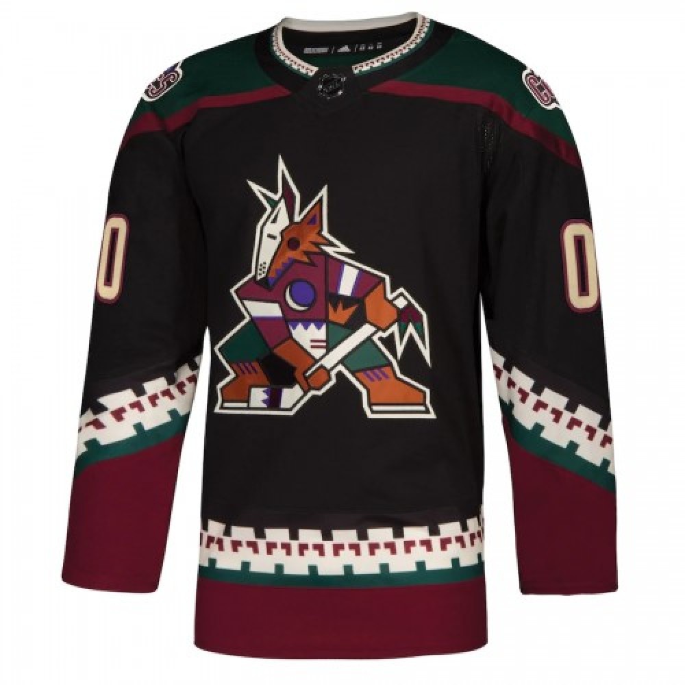 Men's Arizona Coyotes Phil Kessel #81 adidas Black Alternate Authentic Jersey-Pro Kit Vault | Brand New 26/27 Sports Jerseys